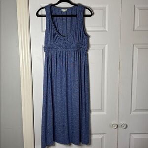 5/$20 BUNDLE TO SAVE - MAX STUDIO Blue Braided Top Lightweight Dress Size XS